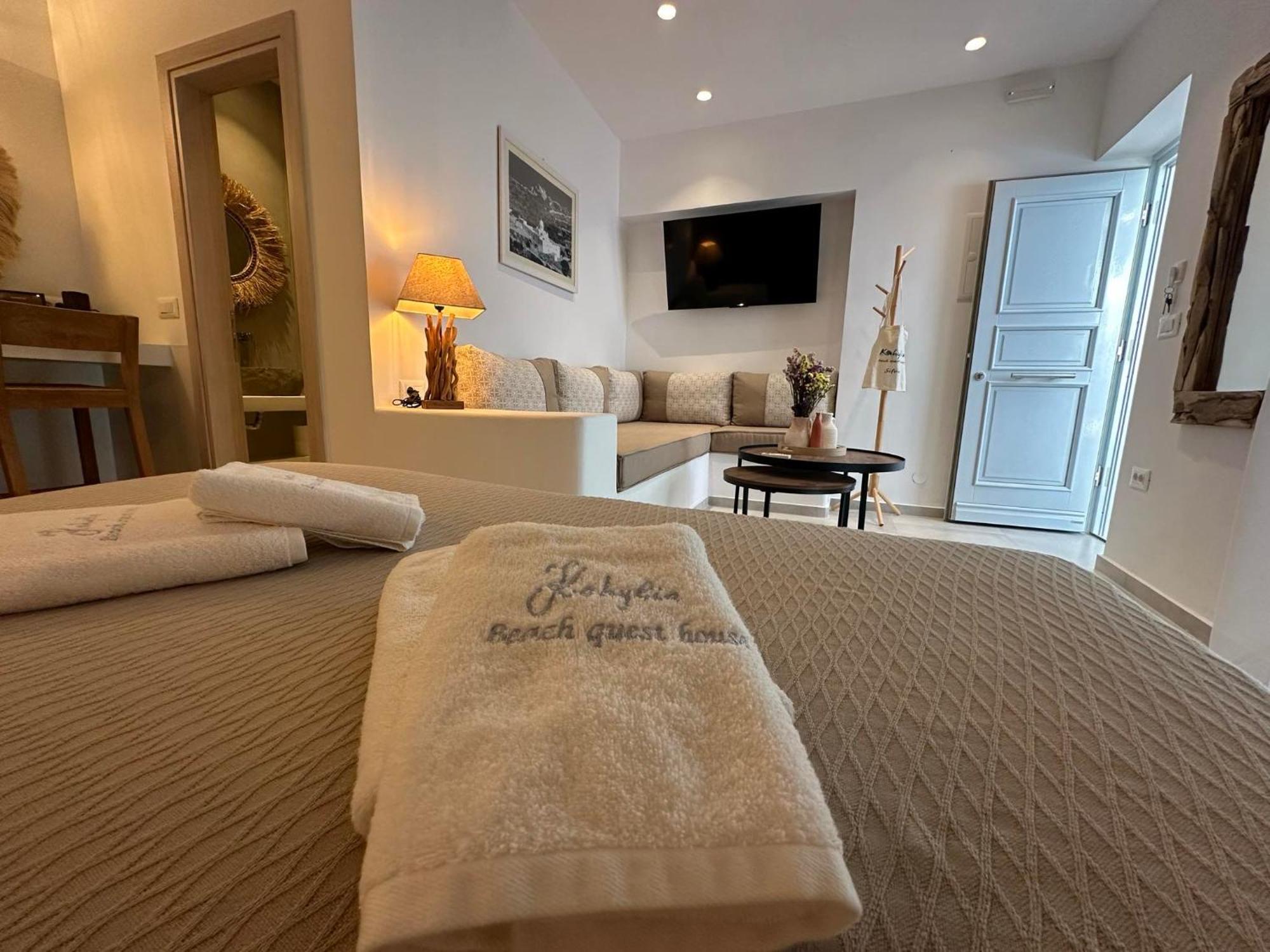Kohylia Beach Guest House Platis Gialos  Bagian luar foto